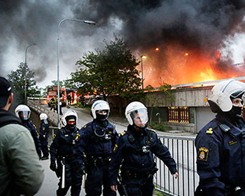 Suecia en llamas