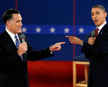 Debate: Mitt Romney y Barack Obama