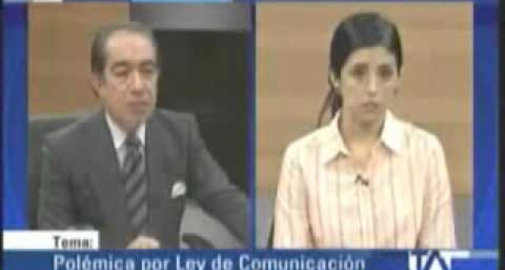 19/11/2009 - Gabriela Calderón discute la nueva ley de comunicación en Ecuador