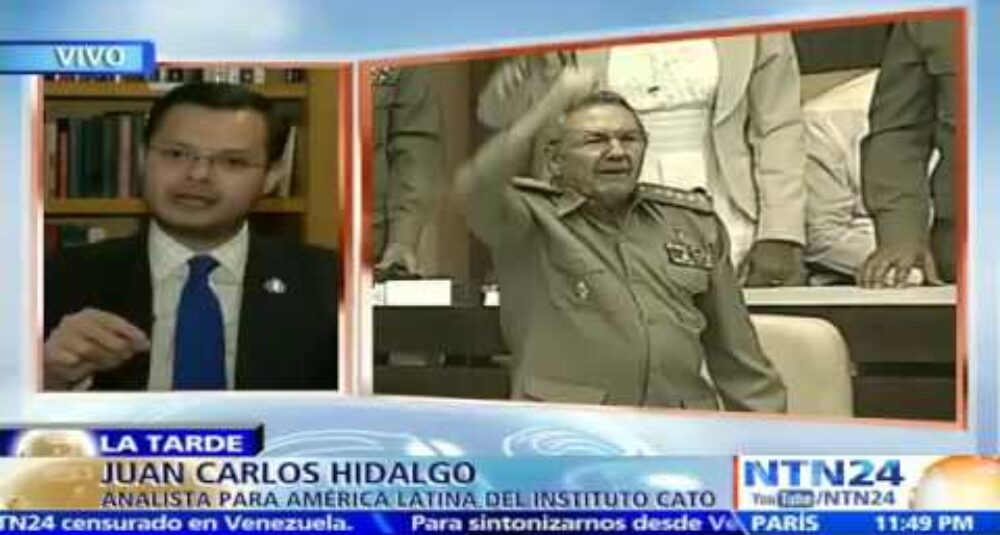 Juan Carlos Hidalgo comenta el embargo a Cuba en “La Tarde” de NTN24