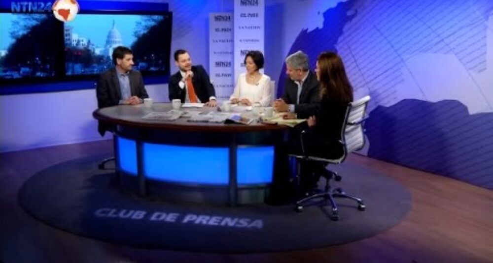 Juan Carlos Hidalgo comenta la crisis política de Perú en Club de Prensa de NTN24