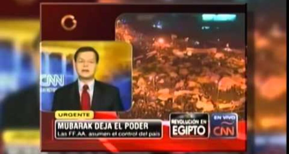 15/2/2011 - Juan Carlos Hidalgo comenta los acontecimientos en Egipto en CNN en Español
